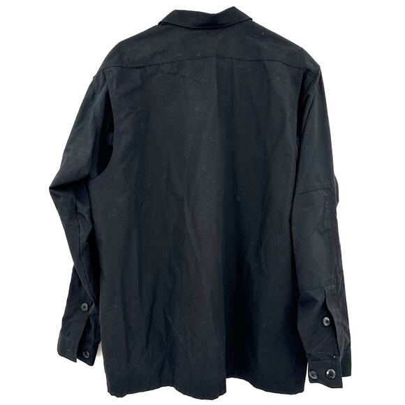 5.11 Tactical Size‎ Large Button Up Long Sleeve Shirt Black Double Pocket - Picture 2 of 6
